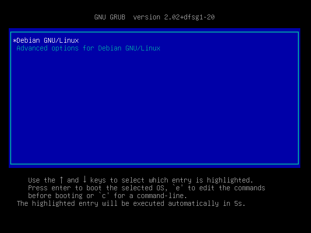 Instalação bem sucedida!
